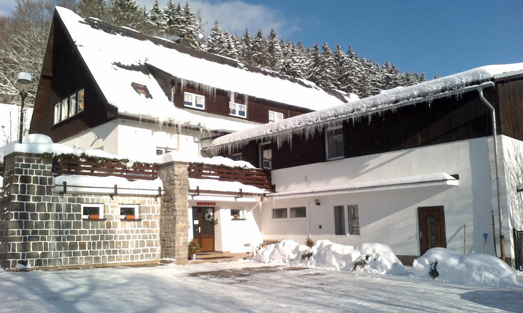 Penzion Bobešova bouda Železná Ruda Esterno foto